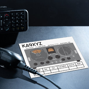 Classic Hallicrafters S 20R Radio Receiver QSL Postcard