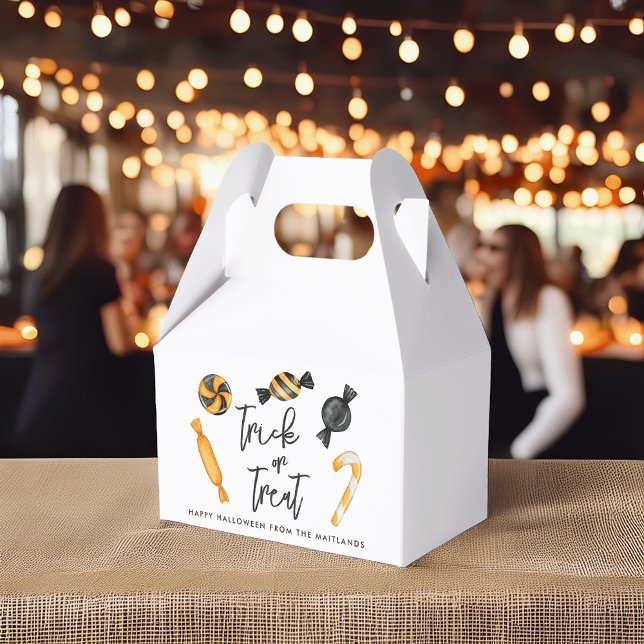 Classic Halloween Candy Trick or Treat Favor Boxes (Creator Uploaded)