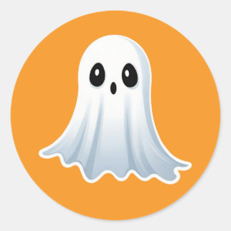 Classic Halloween Ghost #2 Stickers