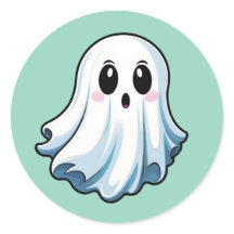 Classic Halloween Ghost Stickers