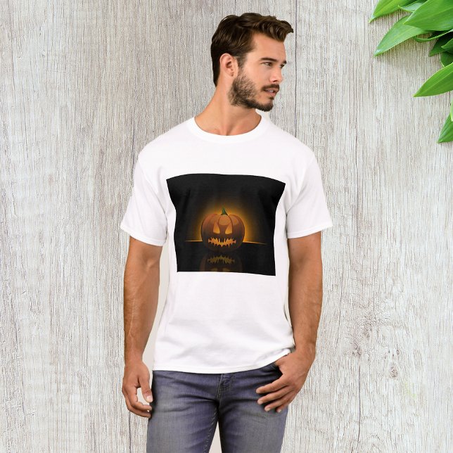 Classic Halloween Jack-O-Lantern Creepy House T-Shirt (Creator Uploaded)