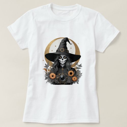 Classic Halloween photographer design T_Shirt