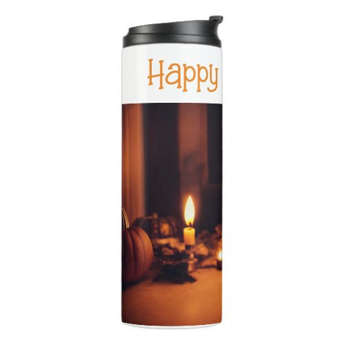 Classic Halloween Pumpkin design Thermal Tumbler