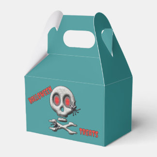 Classic Halloween Scary Skull Creepy Spiders Favor Boxes