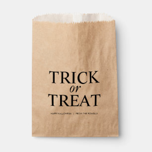 CLASSIC HALLOWEEN TRICK OR TREAT FAVOR BAGS