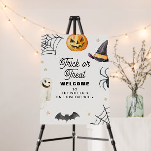 Classic Halloween Welcome Party  Foam Board