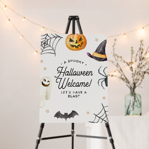 Classic Halloween Welcome Party Foam Board