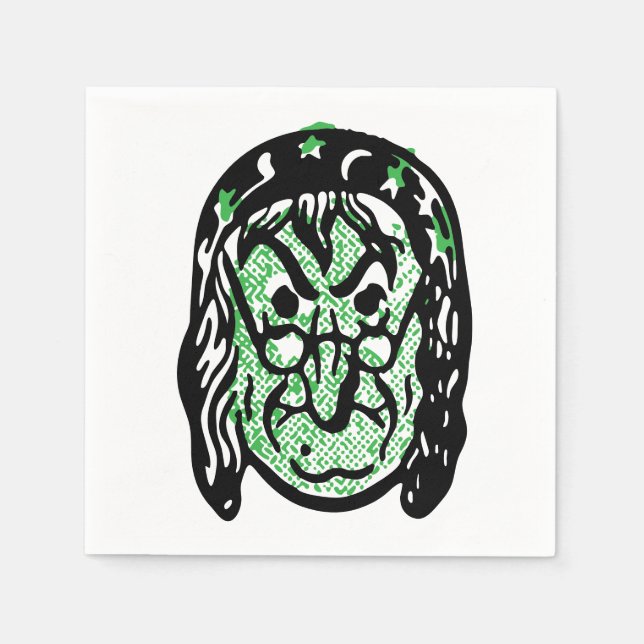 Classic Halloween Witch Napkins (Front)