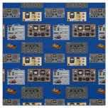 Classic Ham Radios Grid Fabric