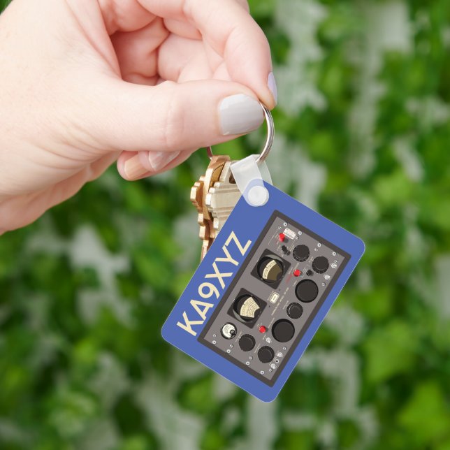 Classic Hammarlund SP-600Radio Receiver Keychain (Hand)