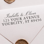 Classic Handwritten Script Wedding Return Address  Self-inking Stamp<br><div class="desc">Classic Handwritten Script Wedding Return Address</div>