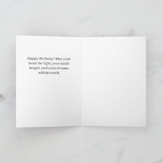 CLASSIC Happy Birthday Card