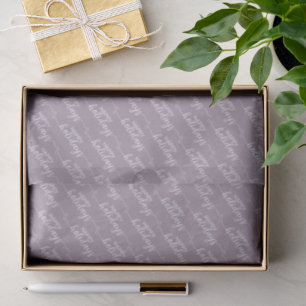 Classic Happy Holidays Wordart On Pink Violet Tissue Paper