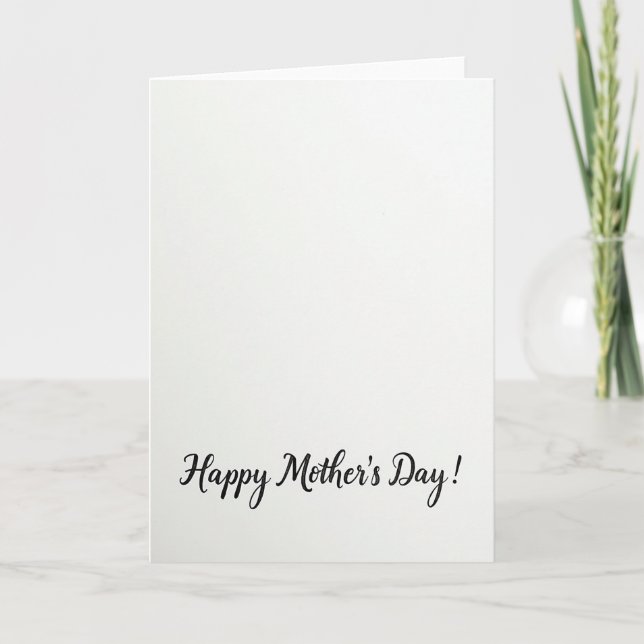 Classic Happy Mothers Day Card (Front)