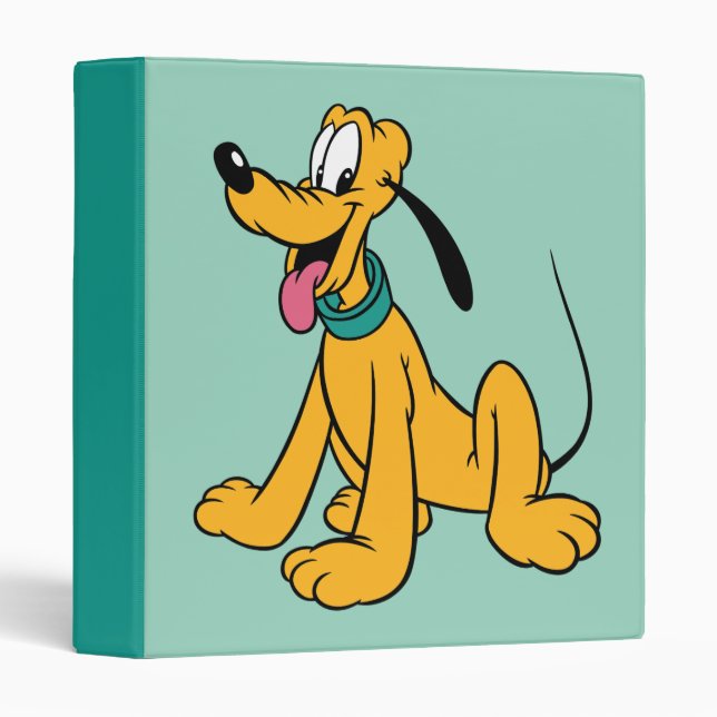 Classic Happy Pluto 3 Ring Binder (Front/Spine)