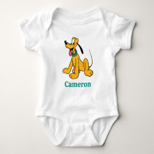 Classic Happy Pluto Baby Bodysuit