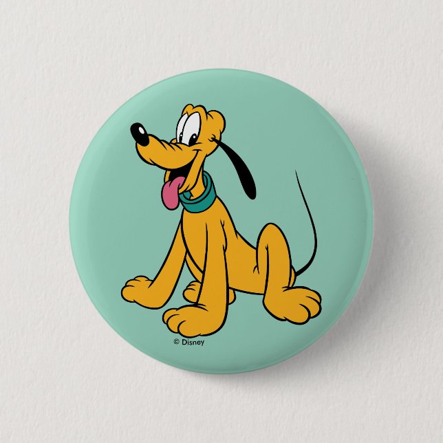 Classic Happy Pluto Button (Front)