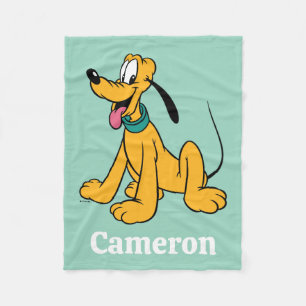 Classic Happy Pluto Fleece Blanket