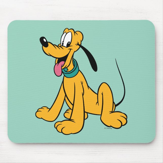 Classic Happy Pluto Mouse Pad (Front)