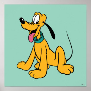 Classic Happy Pluto Poster