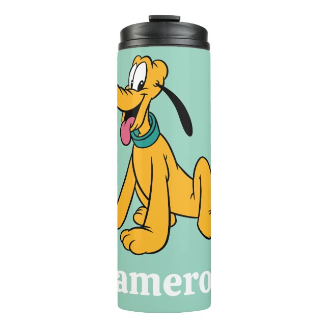 Classic Happy Pluto Thermal Tumbler (Front)