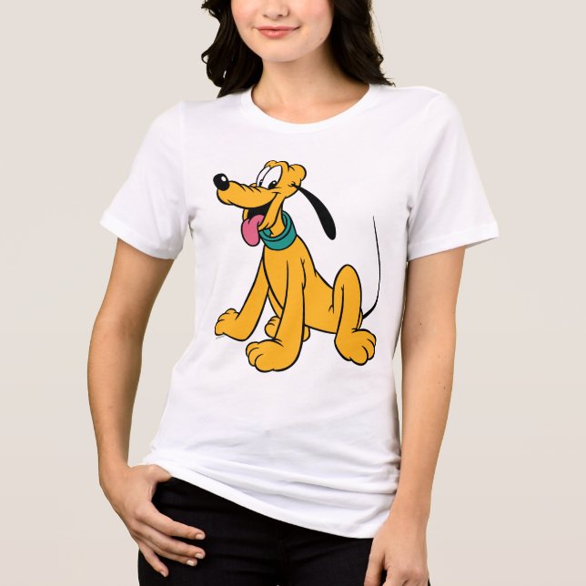 Classic Happy Pluto Tri-Blend Shirt (Front)