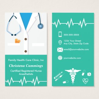 Classic Healthcare and Medical Business Card