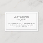 [ Thumbnail: Classic, Healthcare Specialist Business Card ]