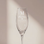 Classic Heart Bridesmaid Gift Champagne Flute<br><div class="desc">Toast to the best squad ever! Our Classic Heart Bridesmaid champagne flute is the ultimate accessory for your wedding morning celebration. Designed with a timeless,  hand-drawn heart and sophisticated minimalist typography,  this flute is a staple for those iconic 'getting ready' photos and bridesmaid proposal boxes.</div>
