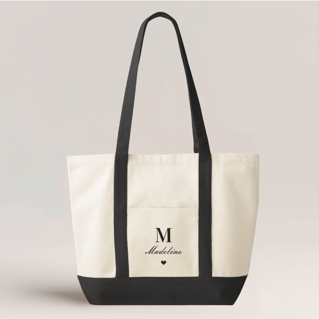 Classic Heart Bridesmaid Gift Tote Bag (Creator Uploaded)