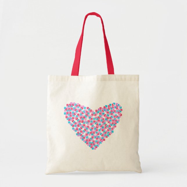 Classic Heart of Squares tote (Front)