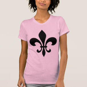 Classic Heraldic Fleur De Lis Graphic T-Shirt