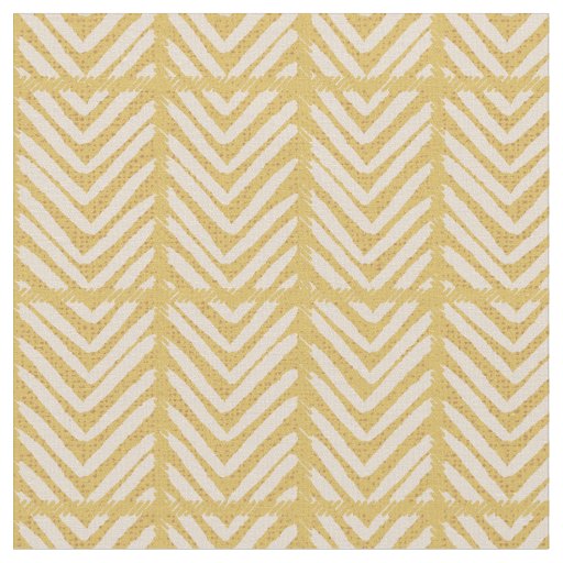 Classic herringbone tweed print - neutral butter  fabric