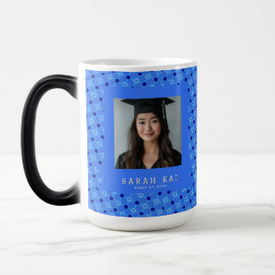 Classic Hexagonal Pattern Graduation Gift Color Morph Mug