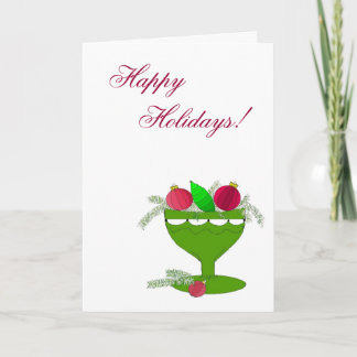 Classic Holiday Decoration Card