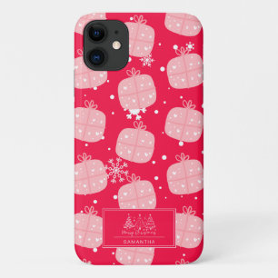 Classic Holiday Pattern-Christmas Present iPhone 11 Case