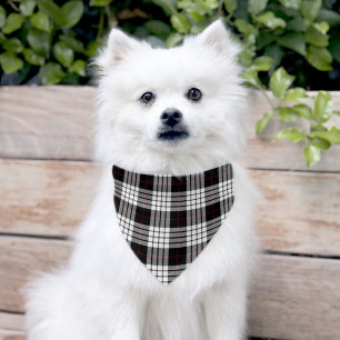 Classic Holiday Plaid Pattern Pet Bandana Collar