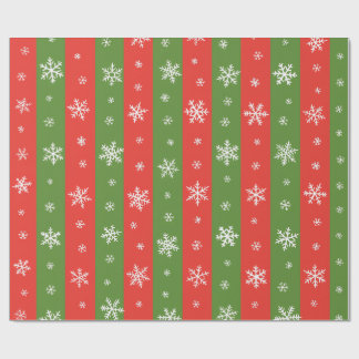 Classic Holiday Stripes – Red & Green Christmas Wrapping Paper