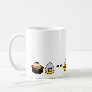 Classic Hollywood Monsters Candy Corn Coffee Mug