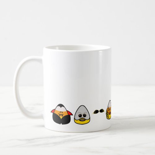 Classic Hollywood Monsters Candy Corn Coffee Mug