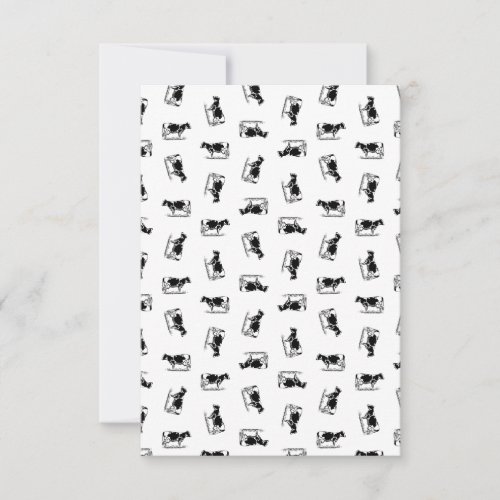 Classic Holstein Cows Art CUSTOM BACKGROUND COLOR Thank You Card