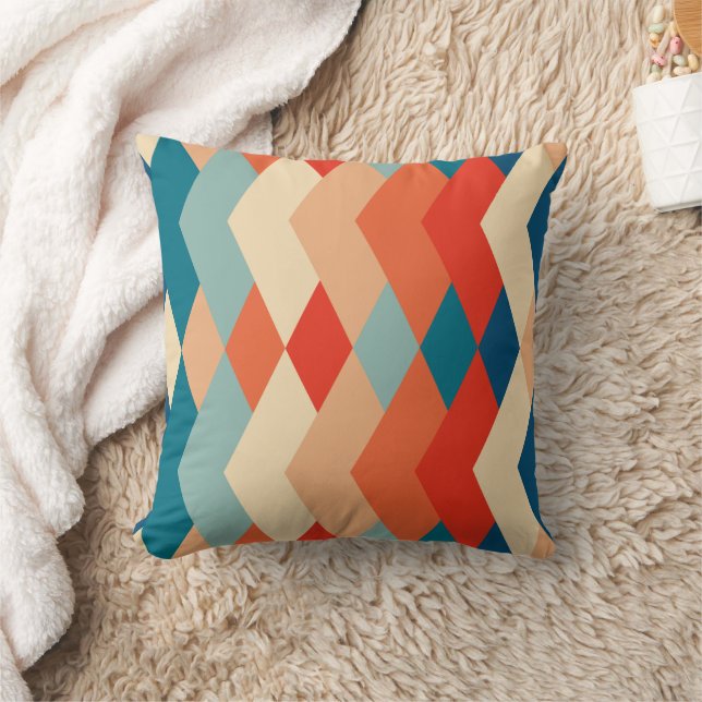 classic home decor, retro inspired design throw pillow (Blanket)