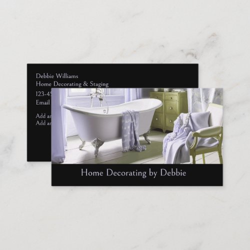 Classic Home Decorating And Staging  Business Card