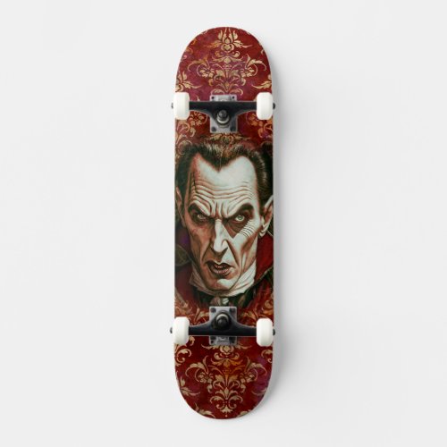 Classic Horror Vampires Nocturnus  Skateboard