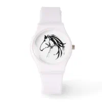 Classic Horse Head Logo for all Horse lovers Watch Zazzle