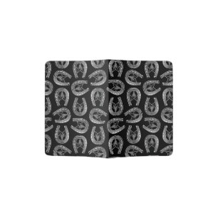 Classic Horse Shoes and Stars Pattern Horseshoes Passport Holder