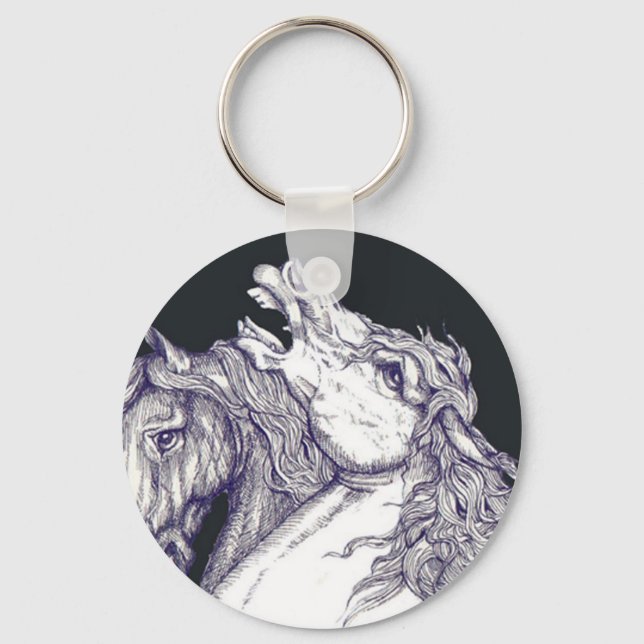 Classic Horses Keychain (Front)