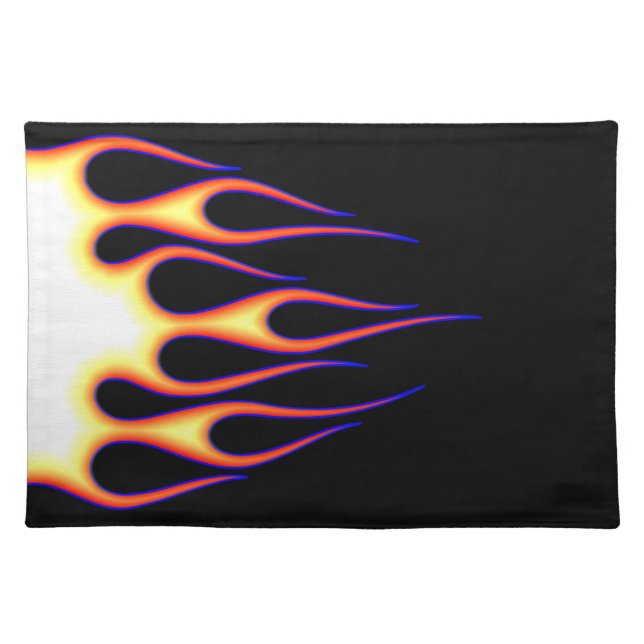 Classic Hot Rod Flames Placemat (Front)