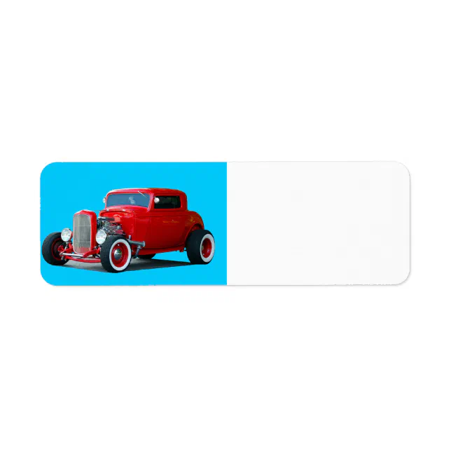 classic hot -rod label | Zazzle