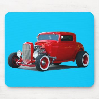 Classic Hot-rod Mouse Pad by paul68 at Zazzle